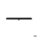 900mm Tile Insert Bathroom Shower Black Grate Drain w/Centre outlet Floor Waste - RnR Galore