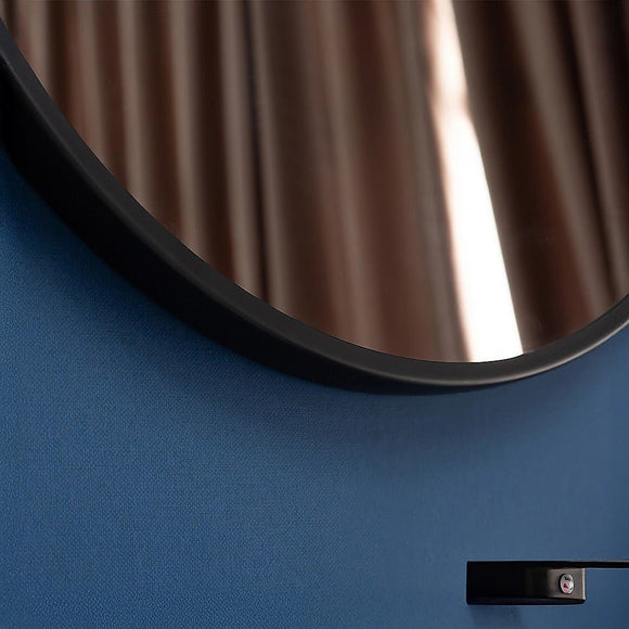 90cm Round Wall Mirror Bathroom Makeup Mirror by Della Francesca - RnR Galore