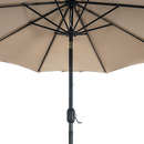 9FT Patio Umbrella Outdoor Garden Table Umbrella with 8 Sturdy Ribs - RnR Galore