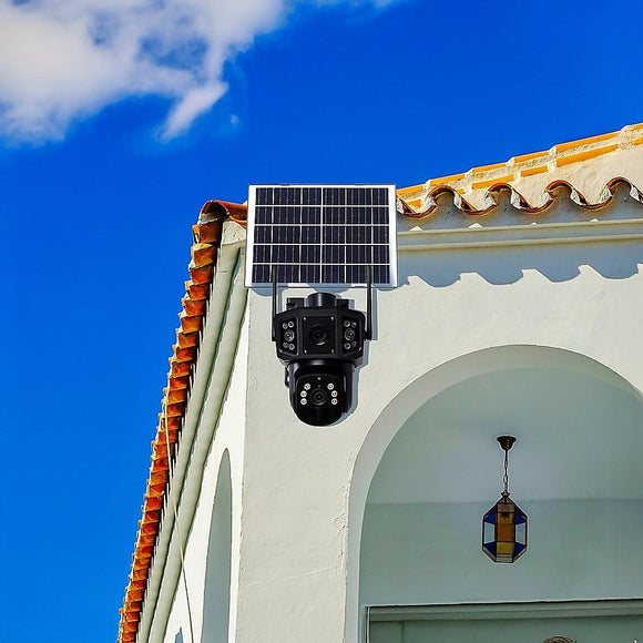 9MP Wireless Solar Camera WIFI Security Outdoor Battery PTZ CCTV Home House V380 - RnR Galore
