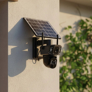 9MP Wireless Solar Camera WIFI Security Outdoor Battery PTZ CCTV Home House V380 - RnR Galore