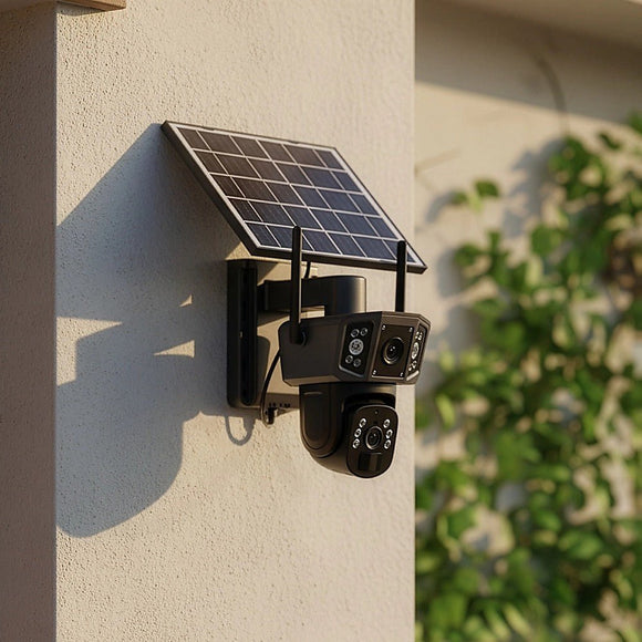 9MP Wireless Solar Camera WIFI Security Outdoor Battery PTZ CCTV Home House V380 - RnR Galore