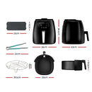 Devanti Air Fryer 8.5L LCD Fryers-2