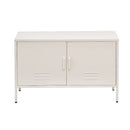 Artiss Buffet Sideboard Metal Cabinet - SWEETHEART White-2