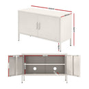 Artiss Buffet Sideboard Metal Cabinet - SWEETHEART White-3