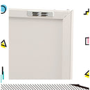 Artiss Buffet Sideboard Metal Cabinet - SWEETHEART White-5