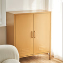 Artiss Buffet Sideboard Metal Cabinet - SWEETHEART Yellow-7