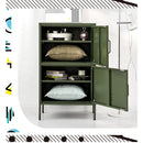 ArtissIn Buffet Sideboard Metal Cabinet - DOUBLE Green-8