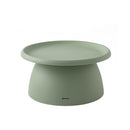 Artiss Coffee Table Round 71CM Plastic Green-1