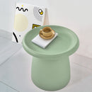 Artiss Coffee Table Round 52CM Plastic Green-8