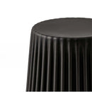 Artiss 2x Bar Stools Cupcake Plastic Foot Stool Black-4