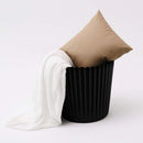 Artiss 2x Bar Stools Cupcake Plastic Foot Stool Black-5