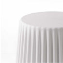 Artiss 2x Bar Stools Cupcake Plastic Foot Stool White-4