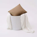 Artiss 2x Bar Stools Cupcake Plastic Foot Stool White-5