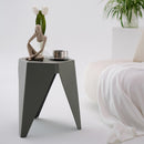 Artiss 2x Bar Stools Puzzle Plastic Foot Stool Grey-5