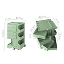 ArtissIn Storage Trolley Bedside Table 5 Tier Cart Boby Replica Green-2