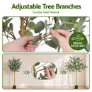 Artiss 150cm Artificial Eucalyptus Tree with Realistic Textured Leaves for Indoor Home Office Decor-5