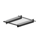 Instahut Window Door Awning Canopy 1mx1m Flat Transparent Sheet Metal Frame-1
