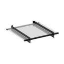 Instahut Window Door Awning Canopy 1mx1m Flat Transparent Sheet Metal Frame-3