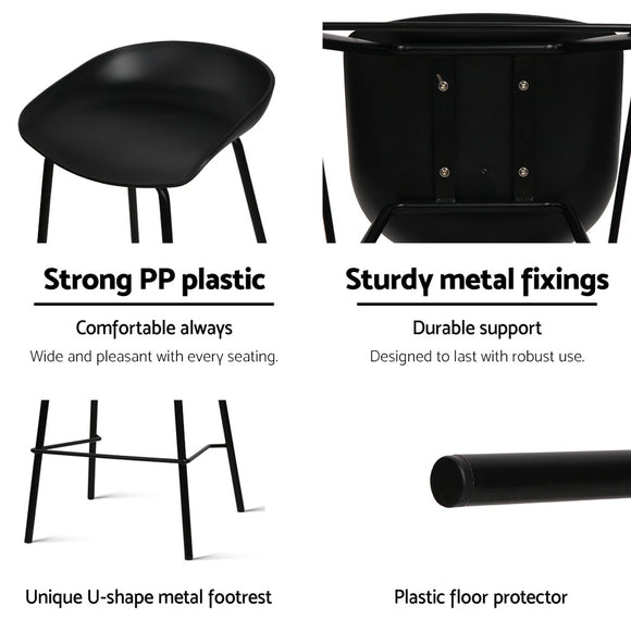 Artiss 4x Bar Stools Kitchen Counter Stools Metal