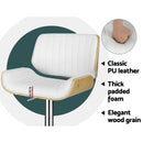 Artiss Bar Stools Swivel Leather Chairs Wooden-12