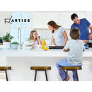 Artiss 4x Bar Stools Tractor Seat 75cm Black-7