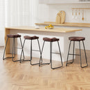 Artiss 4x Bar Stools Tractor Seat 65cm-1
