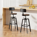 Artiss Bar Stools Kitchen Counter Chairs Vintage Metal Chairs x2-7