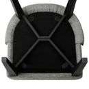 Artiss Dining Chairs Set of 2 Linen Fabric Grey-6