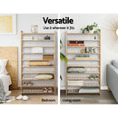 Artiss Shoe Rack Cabinet Bamboo 10-tier 50 Pairs-8