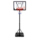 Everfit 2.6M Basketball Hoop Stand System Adjustable Portable Pro Kids Clear-3
