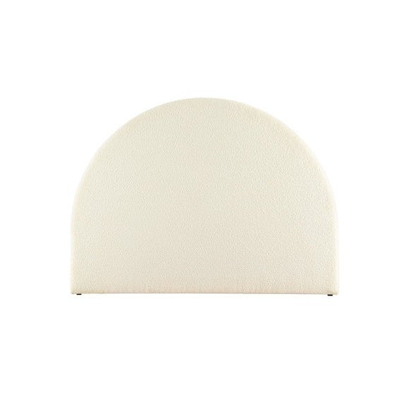 Artiss Bed Head Headboard Bed Frame Double Boucle - GREI White