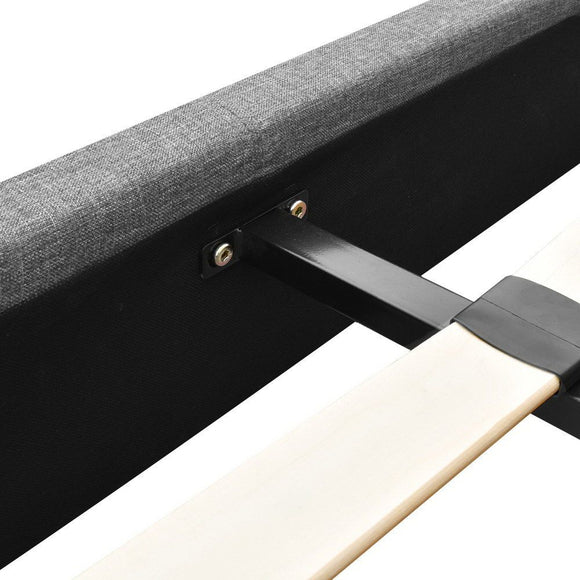 Artiss Neo Bed Frame Fabric - Grey Double