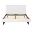 Artiss Neo Bed Frame PU Leather - White Double-2
