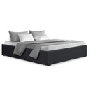 Artiss Bed Frame Double Size Gas Lift Base Charcoal TOKI-8