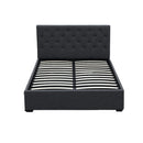 Artiss Bed Frame Double Size Gas Lift Charcoal VILA-5