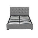 Artiss Bed Frame Double Size Gas Lift Grey VILA-6