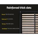 Artiss Bed Frame Queen Size Gas Lift Black TIYO-5