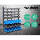 Giantz 47 Storage Bin Rack Free Stand Steel Stand-3