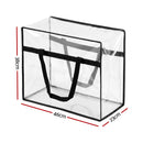 Artiss Blanket Storage Bags 4Pcs 40L PVC Box Clothes Doona Moving Organiser-2