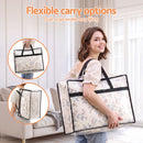 Artiss Blanket Storage Bags 4Pcs 40L PVC Box Clothes Doona Moving Organiser-5