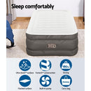 Bestway Single Air Mattress with Built-in Pump Fortech Inflatable Bed 46cm-4