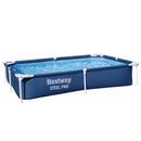 Bestway Swimming Pool 221x150x43cm Steel Frame Above Ground Pools 1200L-1