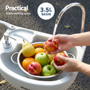 Weisshorn Camping Basin Portable Hand Wash Sink Stand 19L Capacity-7