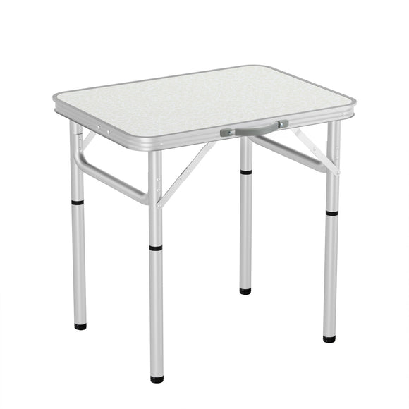 Weisshorn Folding Camping Table 60CM Adjustable Portable Outdoor Picnic Desk