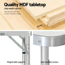 Weisshorn Folding Camping Table 60CM Adjustable Portable Outdoor Picnic Desk-6