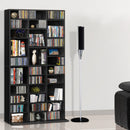 Artiss Bookshelf CD Storage Rack - BERT Black-1