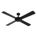 Devanti 52'' Ceiling Fan DC Motor 4 Blades w/Remote - Black-2
