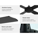 Devanti 52'' Ceiling Fan DC Motor 4 Blades w/Remote - Black-6