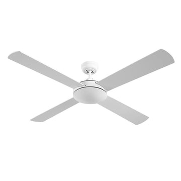 Devanti 52'' Ceiling Fan AC Motor 4 Blades w/Remote - White - 0